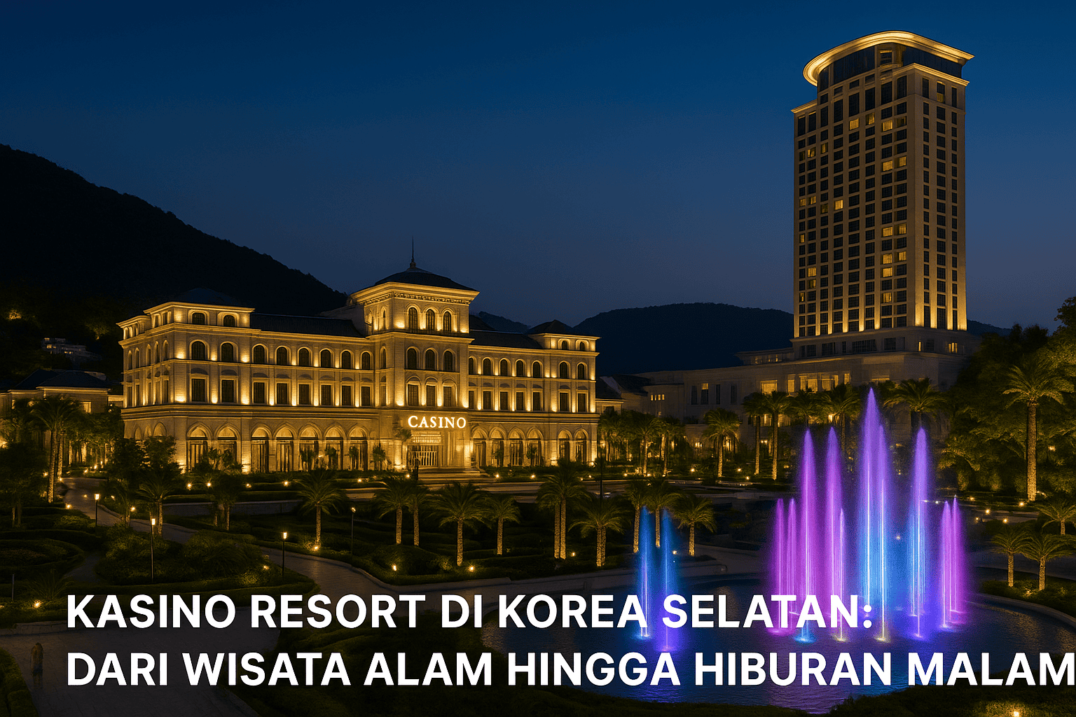 Kasino Resort Korea Selatan: Dari Wisata Alam hingga Hiburan Malam