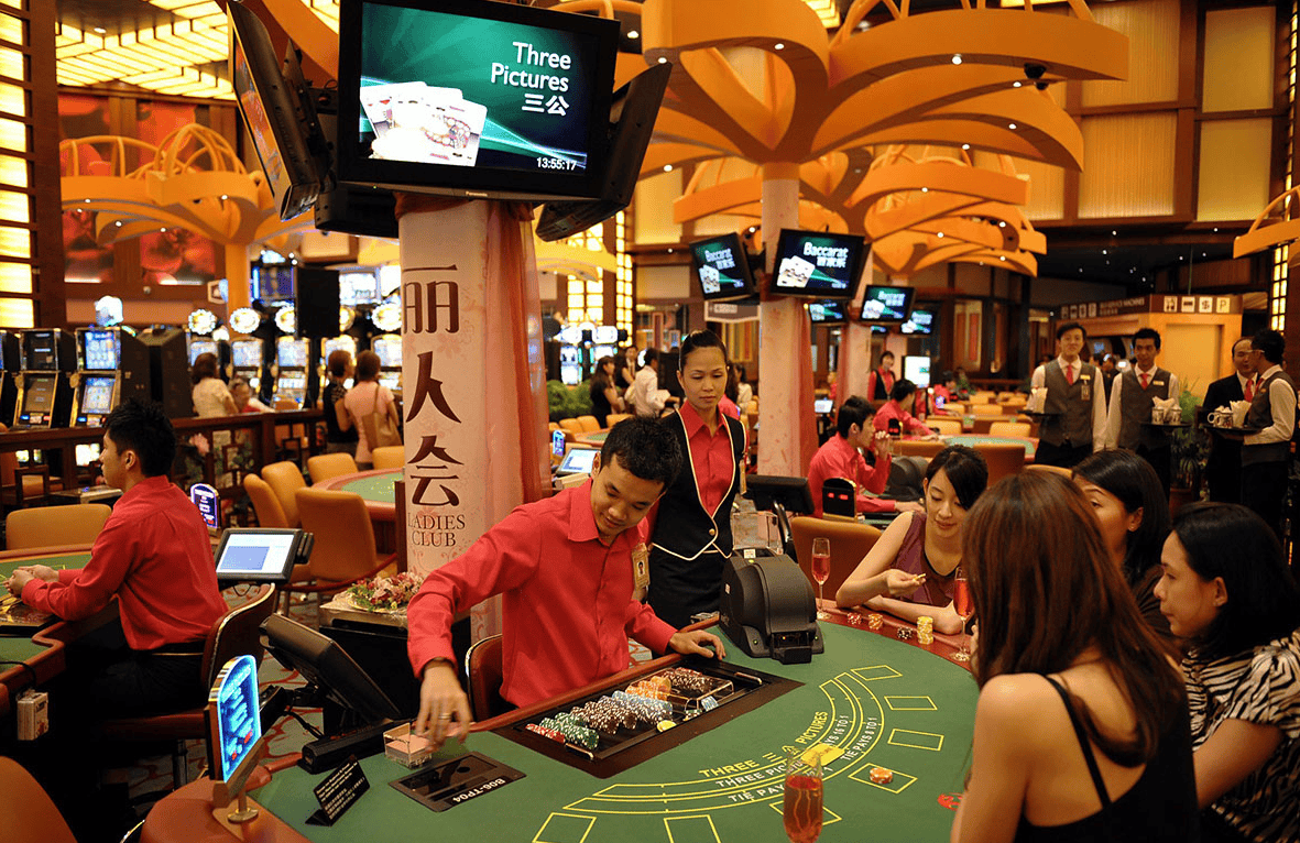 Interior Kasino di Genting
