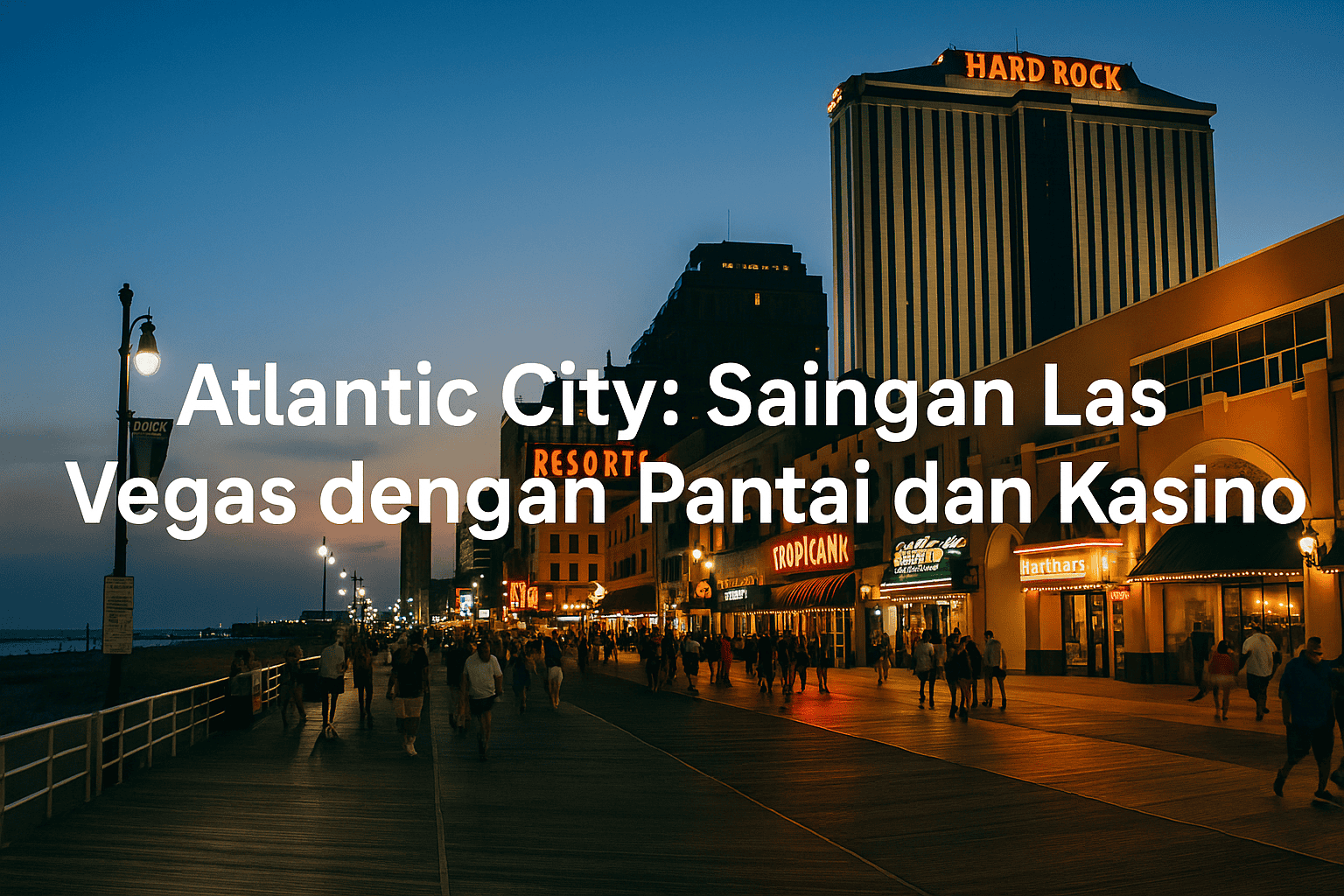 Atlantic City: Saingan Las Vegas dengan Pantai dan Kasino